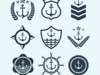 海军印章符号和标志