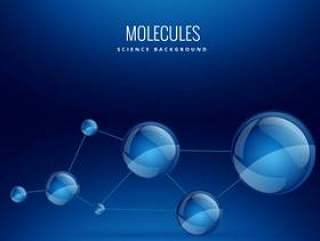 分子形状设计背景图