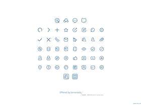 手机简历APP icon分享