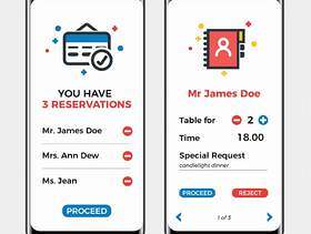 餐厅预订应用程序