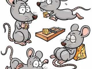Cartoon rat Character