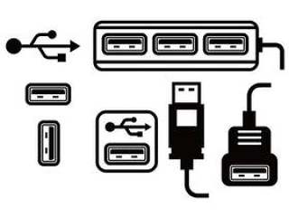 USB端口矢量包