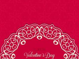 装饰情人节＆＃x; s天背景