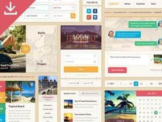 UI模板（Summer UI Kit Free）