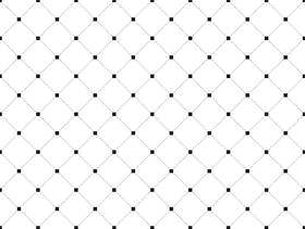 条纹几何方形瓷砖与虚线菱形。