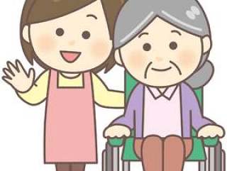 轮椅奶奶和女性