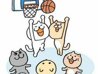 猫篮球