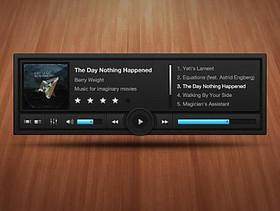 音乐播放器UI设计二