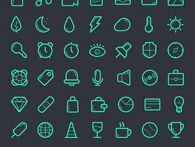 Free Icon Set（PSD、AI、SVG、Web Font）