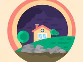 平坦的景观设计