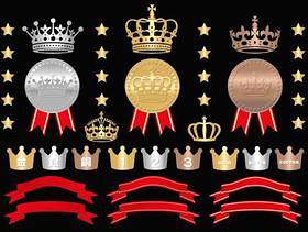 皇冠，奖牌，功能区设置
