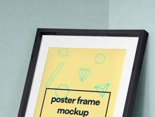 Psd Poster Frame Mockup Vol8