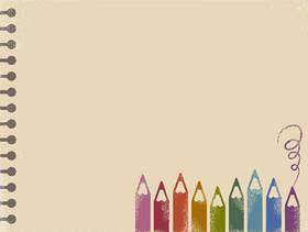 彩色铅笔和写生