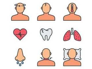 疾病症状图标