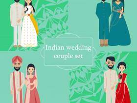 印度婚礼情侣集合