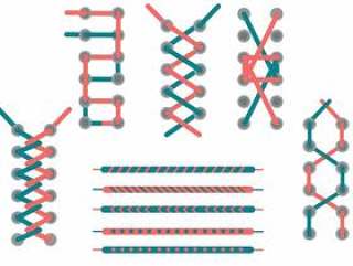  鞋带鞋带向量