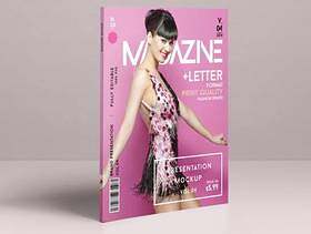 Psd Magazine Mockup View Vol4