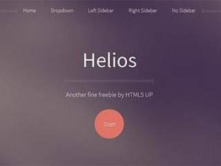 响应式网站模板 国外简洁 html5up-helios