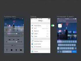 【ios7系列素材1】iOS 7的GUI PSD