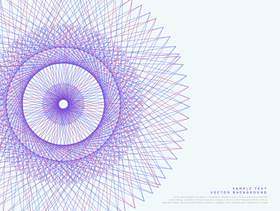 矢量线spirograph矢量背景