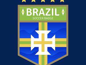 巴西世界杯足球徽章
