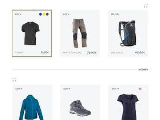 Trekking Store – PSD template