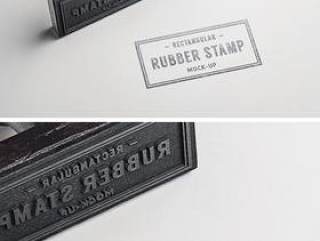 Rubber Stamp PSD MockUp 一款印章效果模板