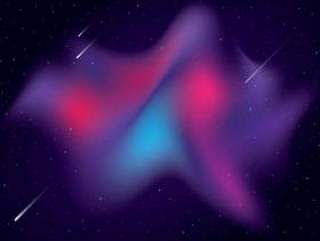 超紫罗兰色银河例证