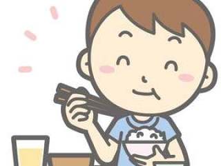 男孩短袖 - 美味的日本料理 - 胸围