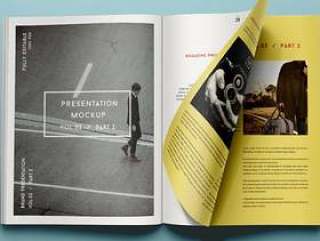 Psd Magazine Mockup View Vol3-2