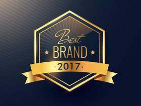 2017金色标签设计的最佳品牌