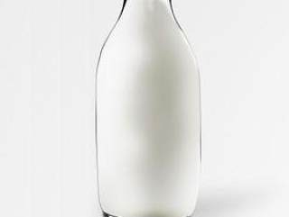 包装设计 牛奶玻璃瓶效果图 分图层源文件