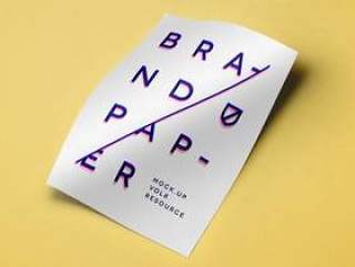 Psd A4 Paper Mock-Up Vol8