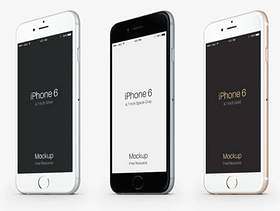 3-4 iPhone 6 Psd矢量模拟第2部分