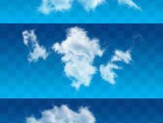 云彩天空白云PSD分层图片三