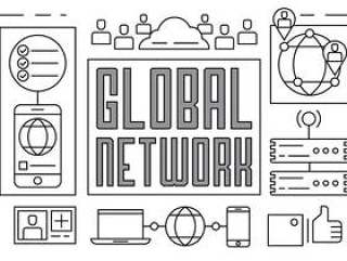 线性全球网络
