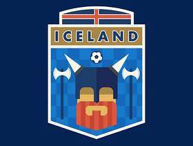 冰岛世界杯足球徽章