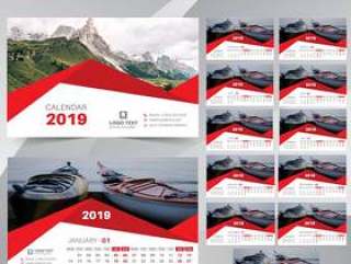 Desk Calendar 2019