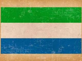 塞拉利昂的Grunge旗子