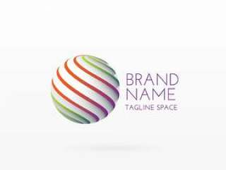 3d圈子商标概念设计艺术