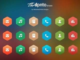 Dpnto UI icons PSD