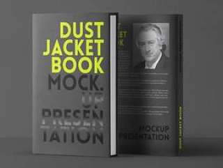 Psd Dust Jacket Book Mockup
