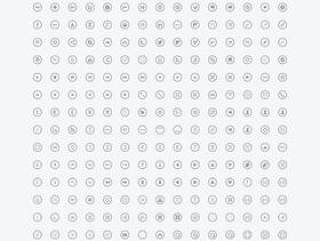 【超级圆满 300枚常用圆形图标一次收入 PSD源文件】