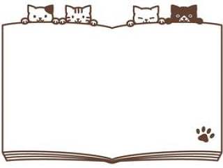 四只猫和书架