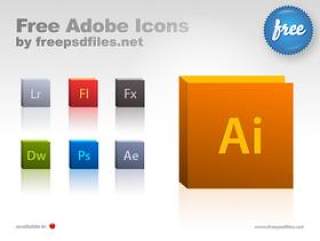 Adobe软件图标—psd分层素材