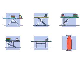 烫衣板 矢量包