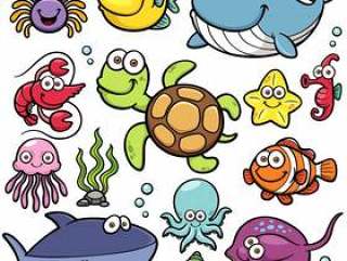 Sea animals Cartoon