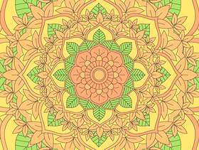 万花筒图案背景图