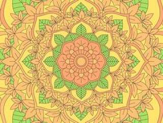 万花筒图案背景图
