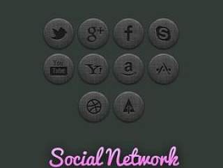 社群Social Network icon psd 分層素材